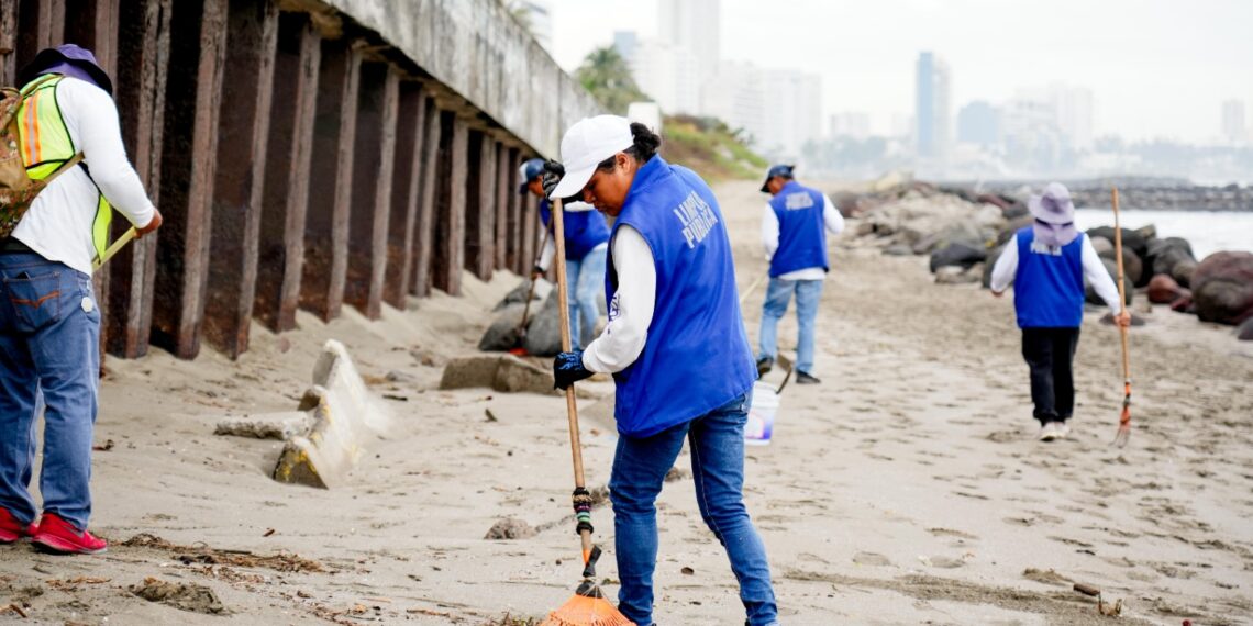 Playas en Boca del Río están y estarán limpias en Semana Santa: Alcaldesa Maryjose Gamboa