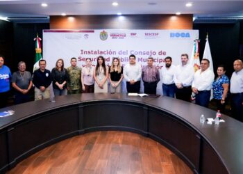 Instala Boca del Río Consejo Municipal de Seguridad para fortalecer coordinación y participación ciudadana