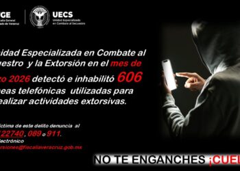 Golpe a la extorsión en Veracruz: UECS inhabilita más de 606 líneas telefónicas en marzo