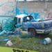 Camioneta se impactó contra barda de escuela en Banderilla, hay 8 lesionados