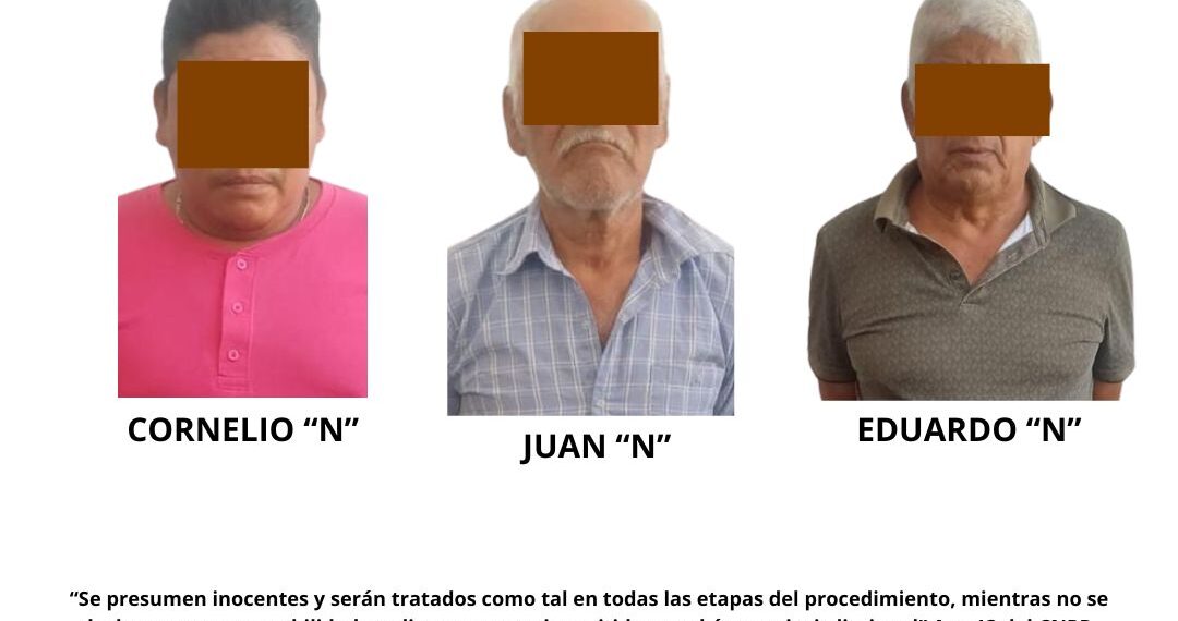 FGE logra imputación contra tres presuntos implicados en el delito de violación agravada: se les dicta prisión preventiva oficiosa