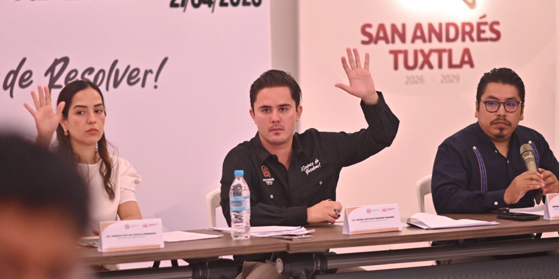 Celebra Ayuntamiento de San Andrés Tuxtla Segunda Sesión de Cabildo abierto