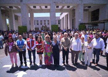 Participa Congreso de Veracruz en simulacro nacional de sismo