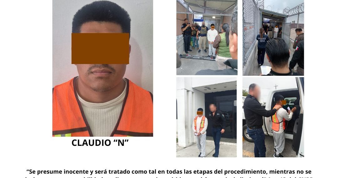 FGE de Veracruz imputa a presunto responsable de pederastia agravada, detenido en Georgia, Estados Unidos