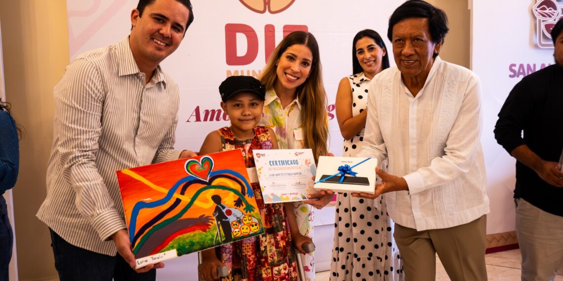 Niñez sanandrescana deja su huella y corazón en nuevas instalaciones del DIF Municipal 
