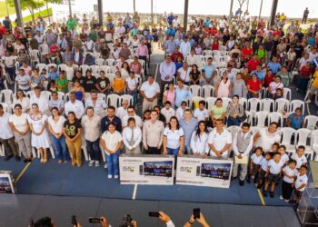 Niñez sanandrescana deja su huella y corazón en nuevas instalaciones del DIF Municipal 