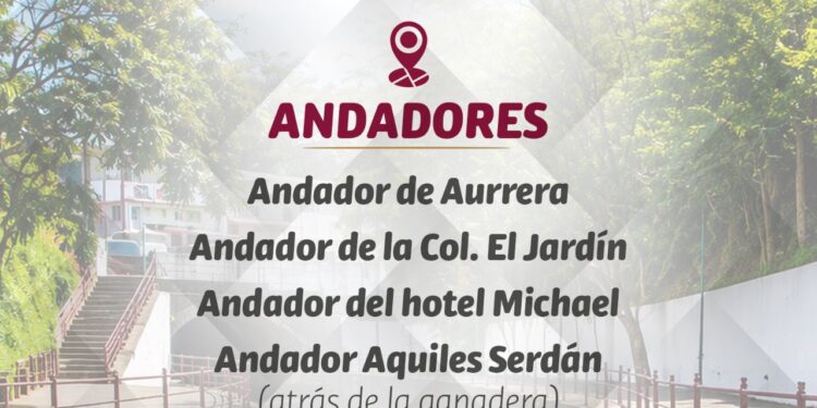 Más espacios dignos para San Andrés Tuxtla con “Andadores al 100”