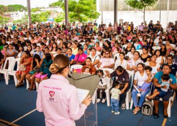 Entrega DIF San Andrés Tuxtla apoyos alimentarios “Primeros Mil días de Vida”