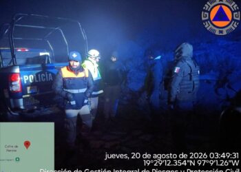 Protección Civil de Perote localizó sanos y salvos a  pareja extraviada en el Cofre