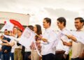 Gobierno de Rafa Fararoni da banderazo a transformación del bulevar 5 de febrero de San Andrés Tuxtla