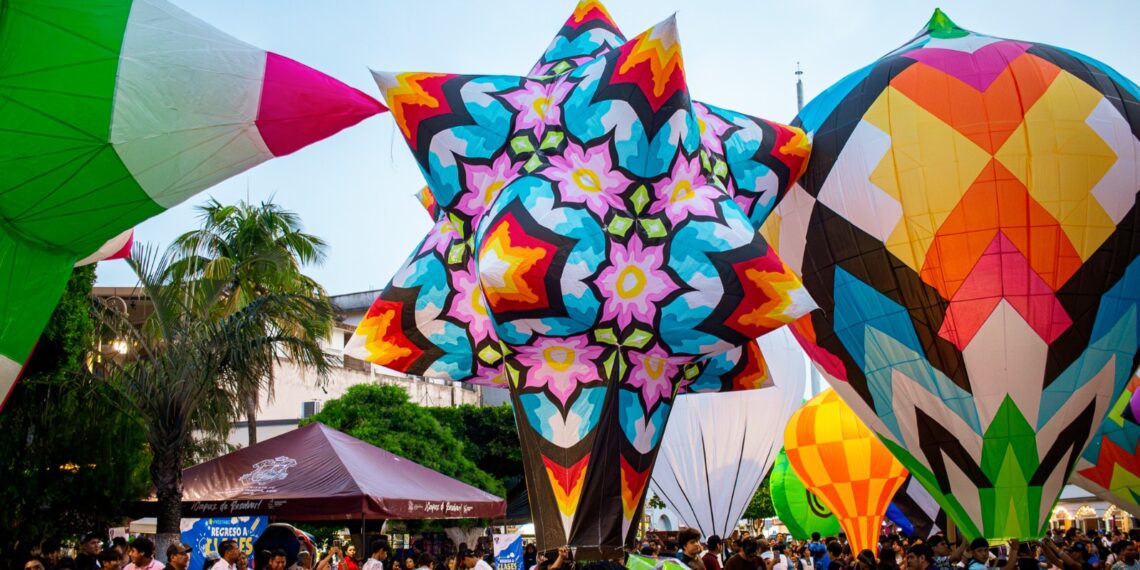 San Andrés Tuxtla alista su Festival Internacional de Globos de Papel