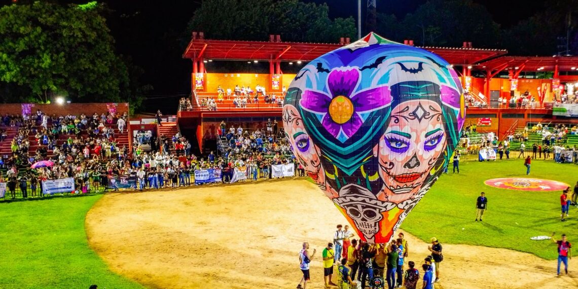 Espectacular inauguración del Festival Internacional del Globo 2026 en San Andrés Tuxtla