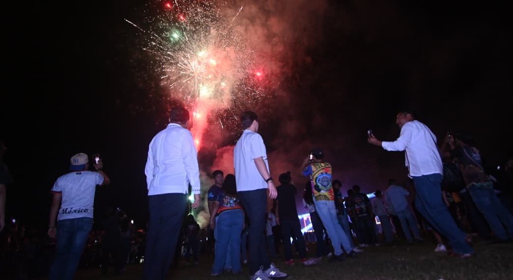 Más de 20 mil personas disfrutaron del Festival Internacional del Globo 2026 en San Andrés Tuxtla
