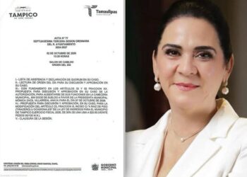 Alcaldesa de Tampico solicita licencia a días de haber rendido su segundo informe de Gobierno