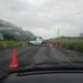 Por las lluvias, deslave bloquea el tránsito vehicular en la carretera Xalapa-Huatusco, a la altura de Los Pescado