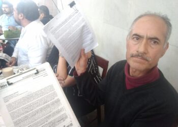 Ferrocarrileros acusan al Ayuntamiento de Perote de no cumplir con la entrega de un predio para la construcción de viviendas